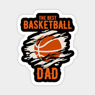 The Best Basketball Dad Magnet