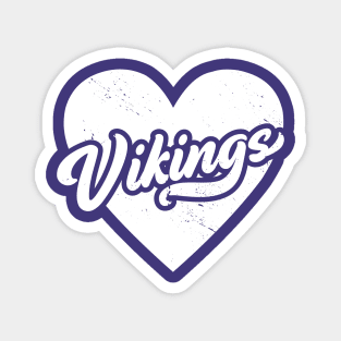 Vintage Vikings School Spirit // High School Football Mascot // Go Vikings Magnet