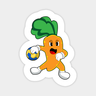 Carrot Handball player Handball Magnet