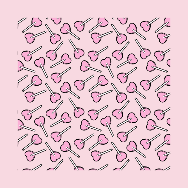 Pink Heart Lollipops by Ayoub14