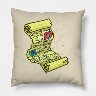 Archive Scroll (Light) Pillow