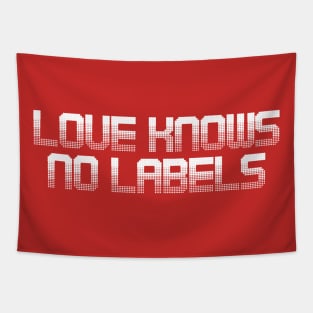 Love Knows No Labels – Equality and Inclusivity Statement Tapestry
