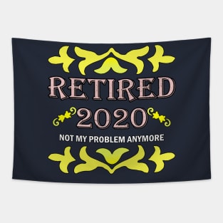 Retired 2020, Retirement Gifts For Men & Women Tapestry