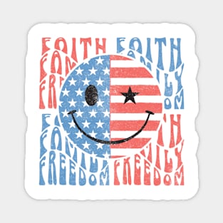 Faith Family Freedom Magnet