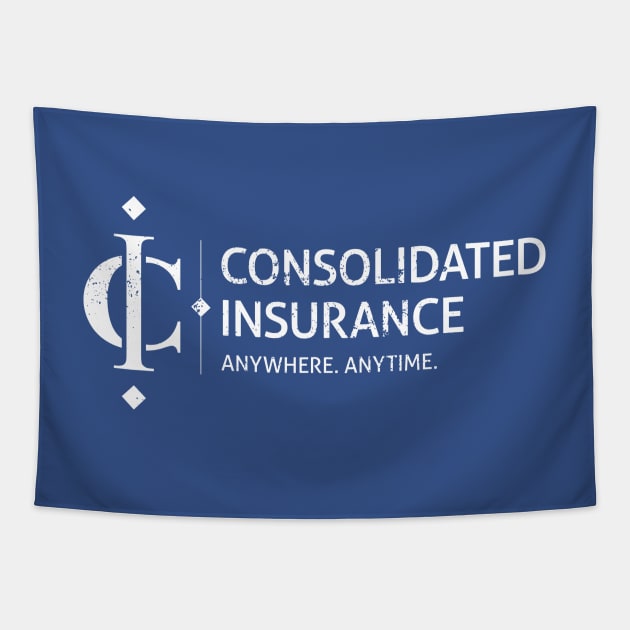 Consolidated Insurance (aged look) Tapestry by MoviTees.com