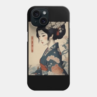 Japanese princess ukiyo e Phone Case