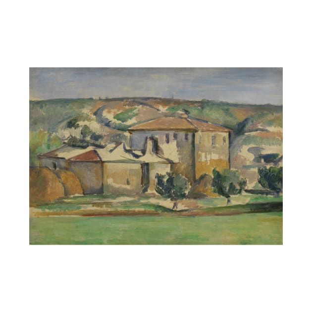 Provencal Manor by Paul Cezanne by Classic Art Stall