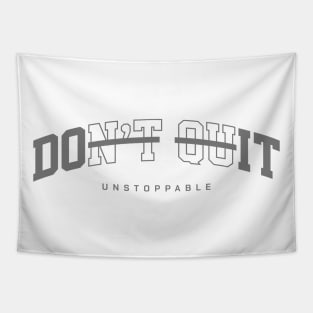 unstoppable series - gray print Tapestry