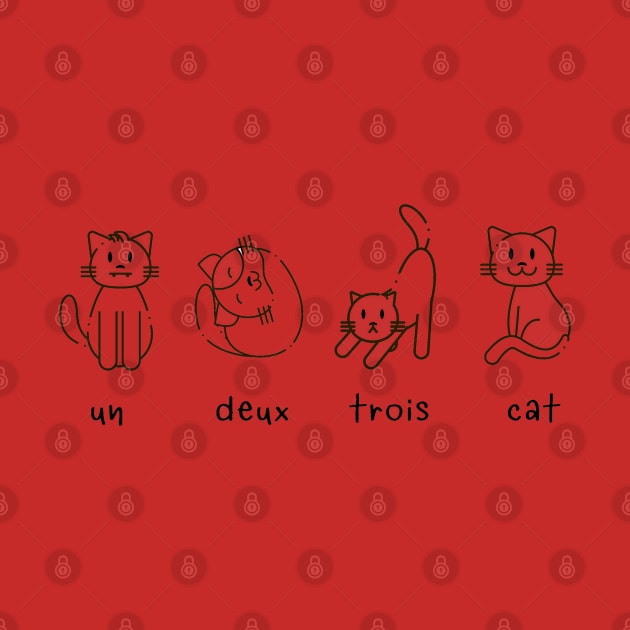 un deux trois cat by Salizza