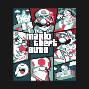 Mario Theft Auto T-Shirt