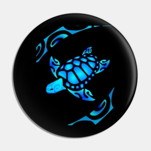 HONU (blue lagoon) Pin