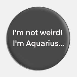 Aquarius Pin