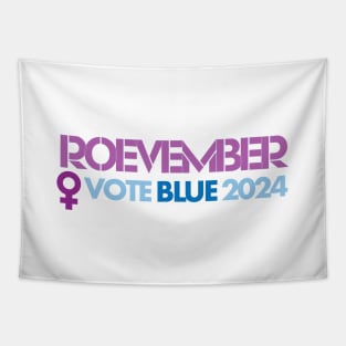 Roevember Vote Blue 2024 Tapestry