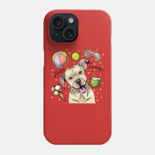 Pitbull Hello Summer Phone Case