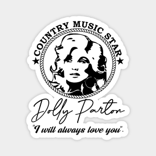 Dolly Parton Country Music Star Magnet