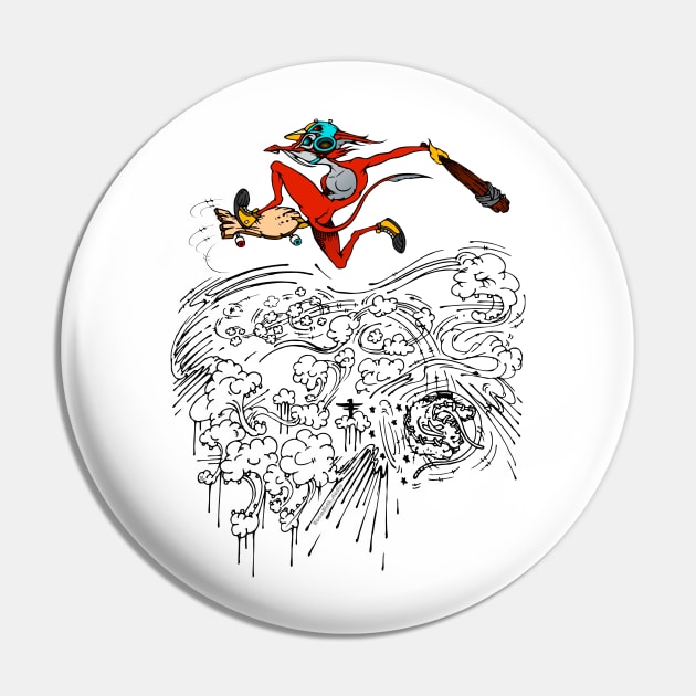 skater fox flying high Pin by roombirth