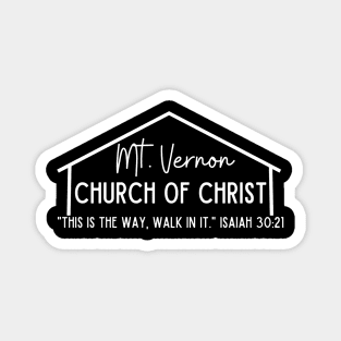 Mount Vernon Church of Christ - Light Magnet