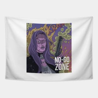 CYBORG GIRL Tapestry