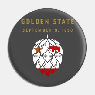 Original State of California Flag - California Republic Golden State Pin