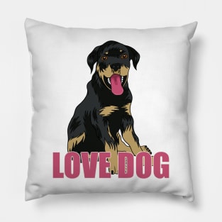 LOVE DOG Pillow