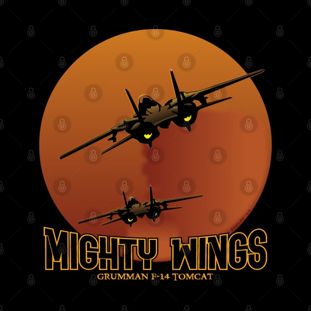 Mighty Wings   -F14 by Illustratorator