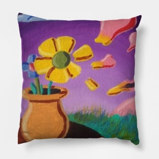 Valentine's Flowers Pillow