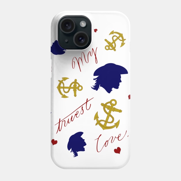 Black Sails Flinthamilton Phone Case by shippingdragons