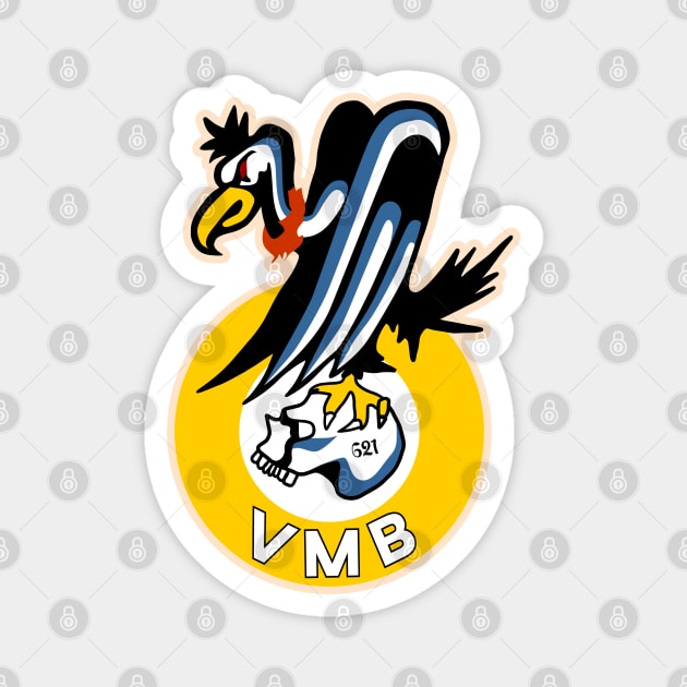 VMB 621 Vulture and Skull Magnet by Yeaha