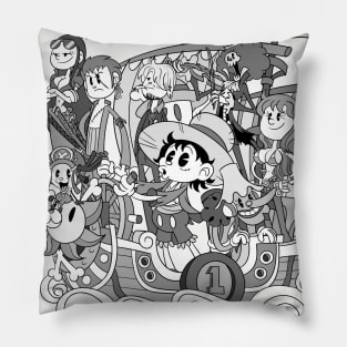 One Piece Weird Pirates and Busty girls Pillow