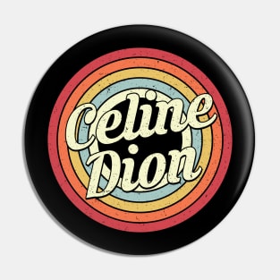 Celine Proud Name Retro Rainbow Tribute Pin