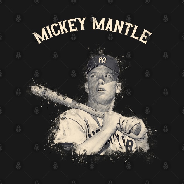 Mickey Mantle by Yopi