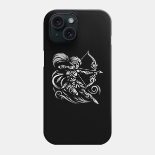 Shadow Warrior Graphic Tee | Female Mystical Archer Phone Case