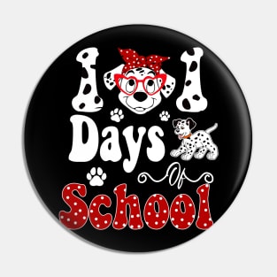 101 Days Of School Dalmatian Dog 100 Days Smarter Teachers Pin