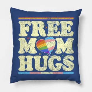 Free Mom Hugs Lgbt Pride Pillow