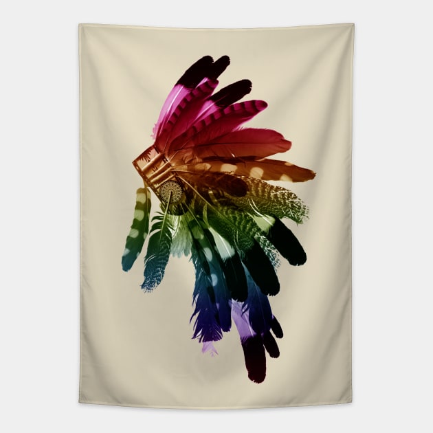 headdress Tapestry by BekimART