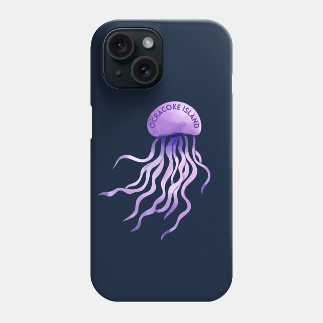 Ocracoke Jellyfish Phone Case by Trent Tides