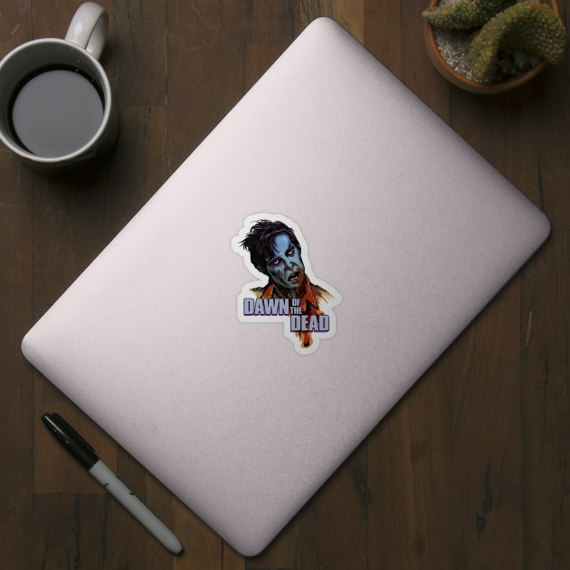 Dawn of the Dead- Flyboy - Zombie Movie - Sticker | TeePublic