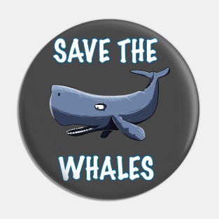 Save The Whales Pin