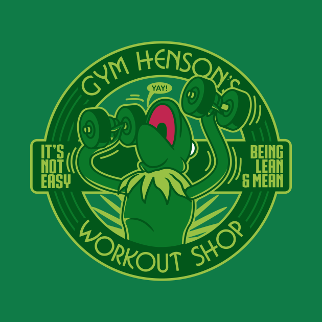 Discover Gym Henson's WorkoutShop - Kermit - T-Shirt