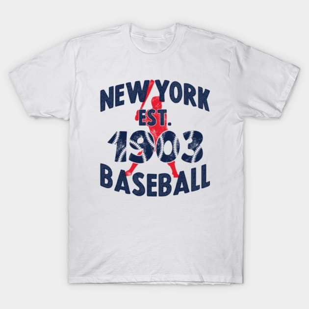 New York Yankees Distressed Tee: Baseball Fan Gear & Apparel for