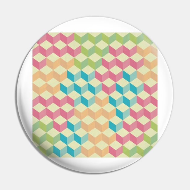 Sugar Cubes Geometric Pattern Pin by Tobe_Fonseca