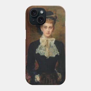 Countess de Pourtales, The Former Mrs Sebastian Schlesinger by John Everett Millais Phone Case