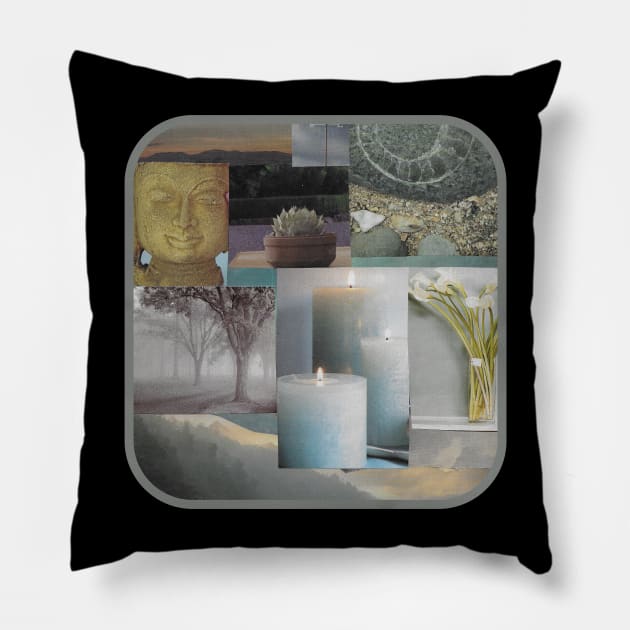 Peace and Serenity Pillow by The Golden Palomino