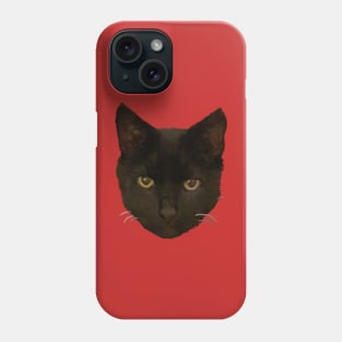 Stealthy Black Cat Phone Case