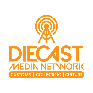 Diecast Media Network (Radio Station - Orange on White) T-Shirt T-Shirt