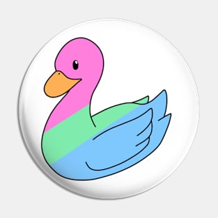 Pastel Polysexual Duck Pin