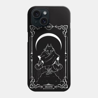 puss in boots tarot death white Phone Case