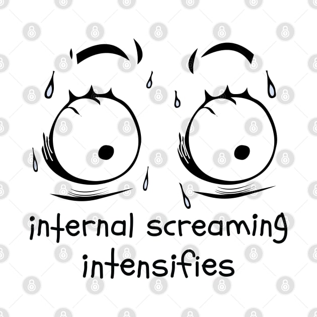 Internal Screaming Intensifies Dank Meme Face Sweat by alltheprints