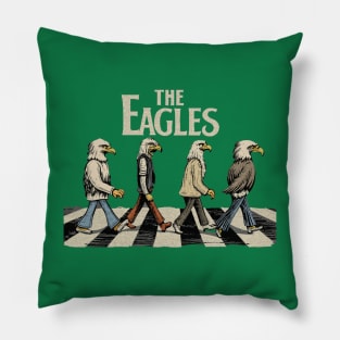 the eagles band retro Pillow