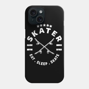 SKATER - SKATEBOARDER - EAT SLEEP SKATE Phone Case